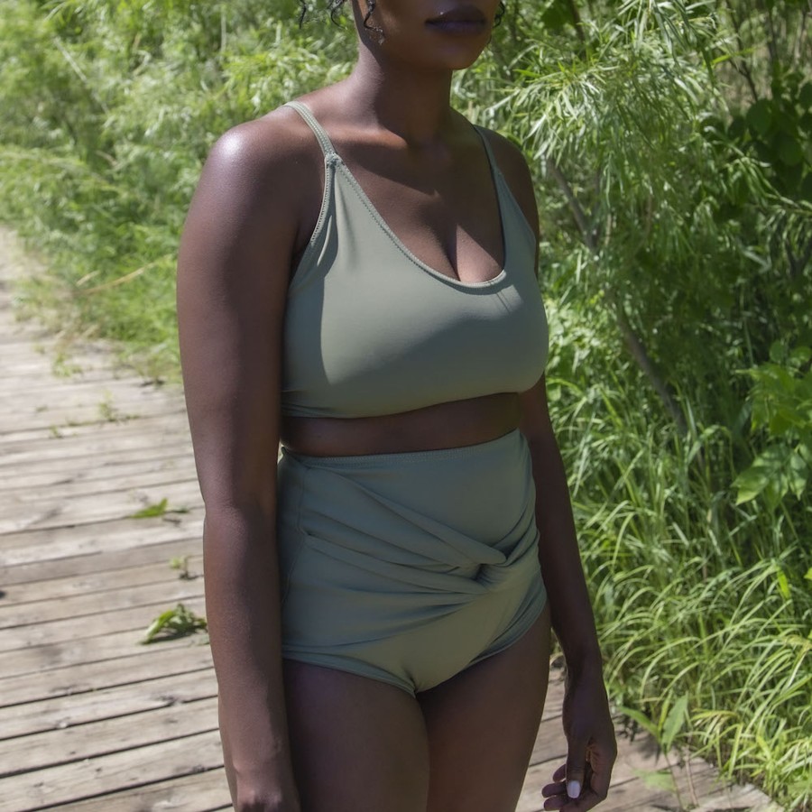 Swim Hackwith Design House | Two Way Top Wild Sage